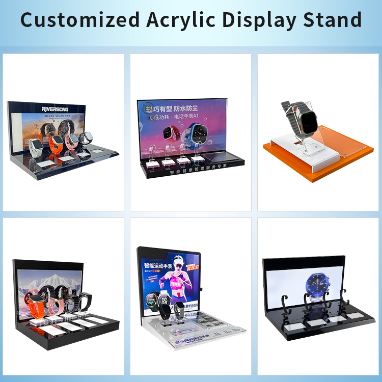 Acrylic display Product display cabinet Display case Watch display stand Glasses display stand Perfume display stand Bluetooth headset display stand Electronic product display stand - Image 4
