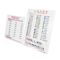 Custom High Quality White Color Chart Display Board A4-A6 Table Number Sign Holder for Craft Shops Advertising Exhibition