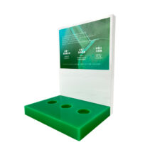 Customized Clear Tube Display Stand Desktop Test Tube Display Holder Fashion Skincare Products Display Rack for Specialty Store