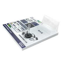 Custom High End Eyewear Display Stand with Transparent Acrylic Pillars for Optical Store Design Acrylic Eyewear Display Rack