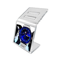 Suitable for Retail Store Watch Display Rack Orange Baked Enamel Men's Wristwatch Acrylic Tabletop Stand (Copy)