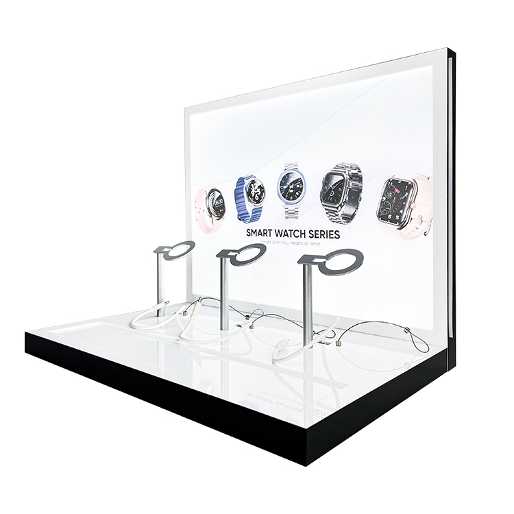 Suitable for Retail Store Watch Display Rack Orange Baked Enamel Men's Wristwatch Acrylic Tabletop Stand (Copy)