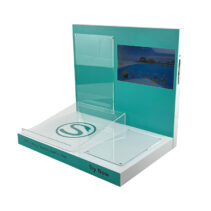 Suitable for Retail Store Watch Display Rack Orange Baked Enamel Men's Wristwatch Acrylic Tabletop Stand