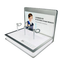 Suitable for Retail Store Watch Display Rack Orange Baked Enamel Men's Wristwatch Acrylic Tabletop Stand