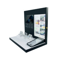 Suitable for Retail Store Watch Display Rack Orange Baked Enamel Men's Wristwatch Acrylic Tabletop Stand