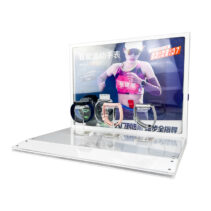 Suitable for Retail Store Watch Display Rack Orange Baked Enamel Men's Wristwatch Acrylic Tabletop Stand