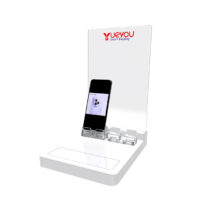 Suitable for Retail Store Watch Display Rack Orange Baked Enamel Men's Wristwatch Acrylic Tabletop Stand