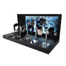 Suitable for Retail Store Watch Display Rack Orange Baked Enamel Men's Wristwatch Acrylic Tabletop Stand (Copy)