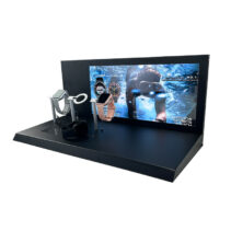 Suitable for Retail Store Watch Display Rack Orange Baked Enamel Men's Wristwatch Acrylic Tabletop Stand