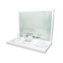 Suitable for Retail Store Watch Display Rack Orange Baked Enamel Men's Wristwatch Acrylic Tabletop Stand