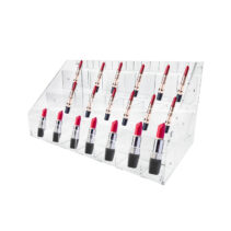 Acrylic High Quality Clear Lipstick Display Stand with Multi Layers Desktop Eyelash Exhibition Holder Empty Organizer Storage