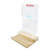 Custom High End Wireless Earphone Display Stand Acrylic Electronic Product Display Rack Stable Structure Earbuds Display Stand