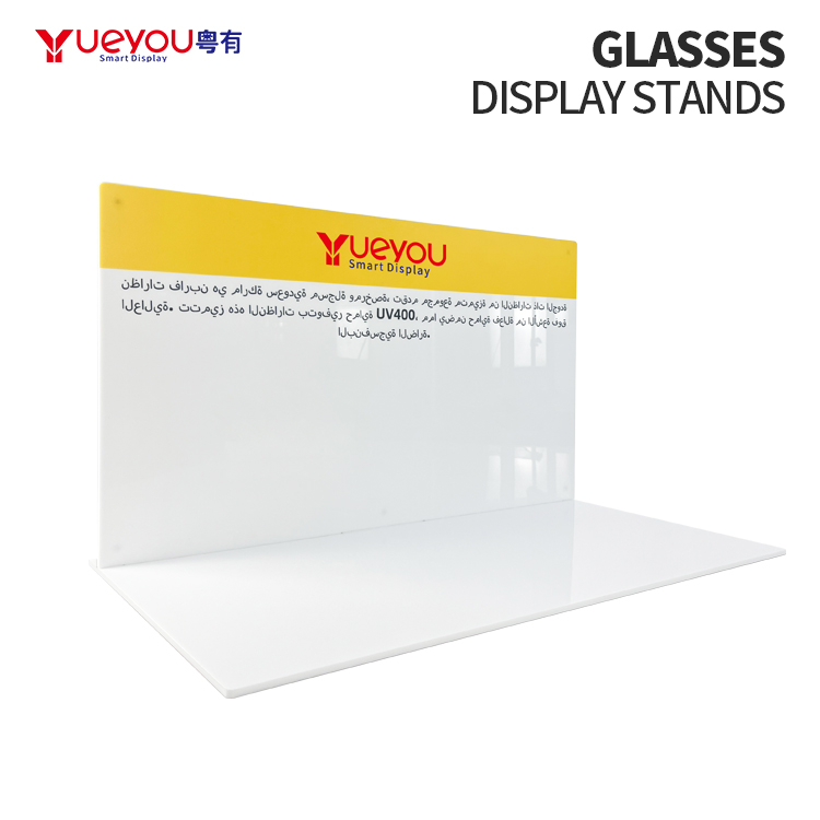 Custom Transparent Acrylic Eyewear Display Stand Countertop Optical Lens Display Stand for Personal Wearable Device Display - Image 2
