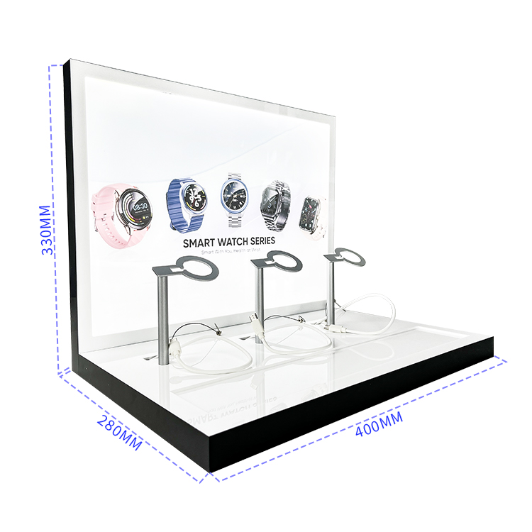 Suitable for Retail Store Watch Display Rack Orange Baked Enamel Men's Wristwatch Acrylic Tabletop Stand (Copy) - Image 4