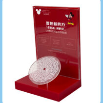 Custom High End Portable Eyewear Display Stand with Clear Exhibition Holder Acrylic Sunglasses Lens Display for Glasses Store