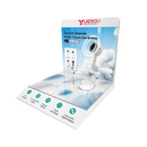 Customized Hot Selling Hair Dryer Display Rack Durable Daily Necessities Display Stand with Anti Theft Rope for Retail Stores