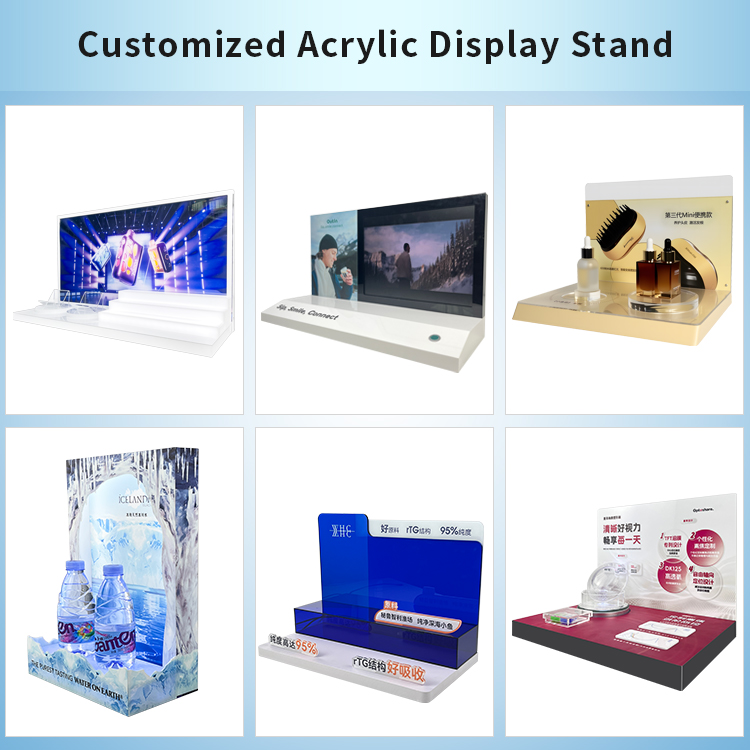 High Quality Custom Acrylic Portable Display Plate Sign Display Holder Office Supplies Display Rack for Desktop Branding - Image 5